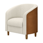 Poltrona Decorativa 71cm Dolar Courino Caramelo | Boucle Suav